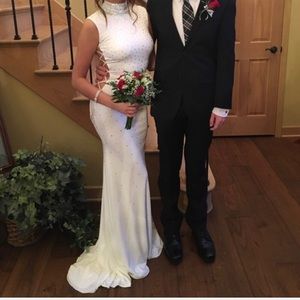 White Jovani Prom/ Formal Dress